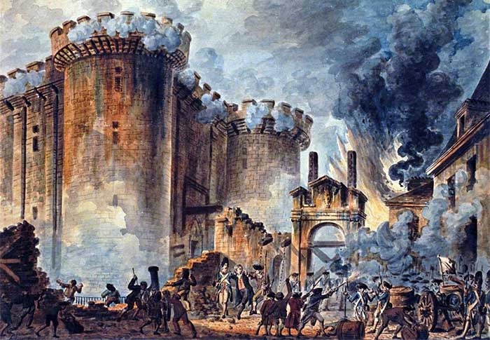 Evento que marca el inicio de la revolución francesa